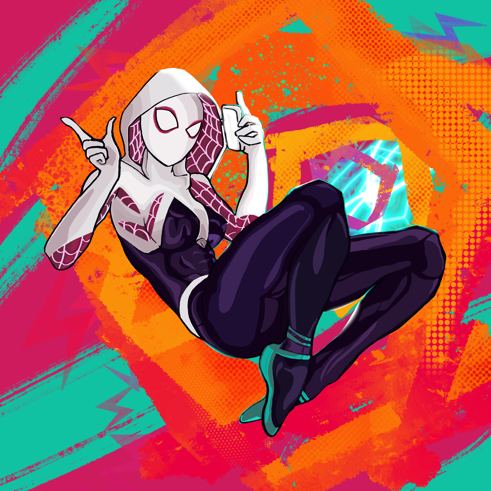 Gwen-inspired artwork by Bruce Cheng