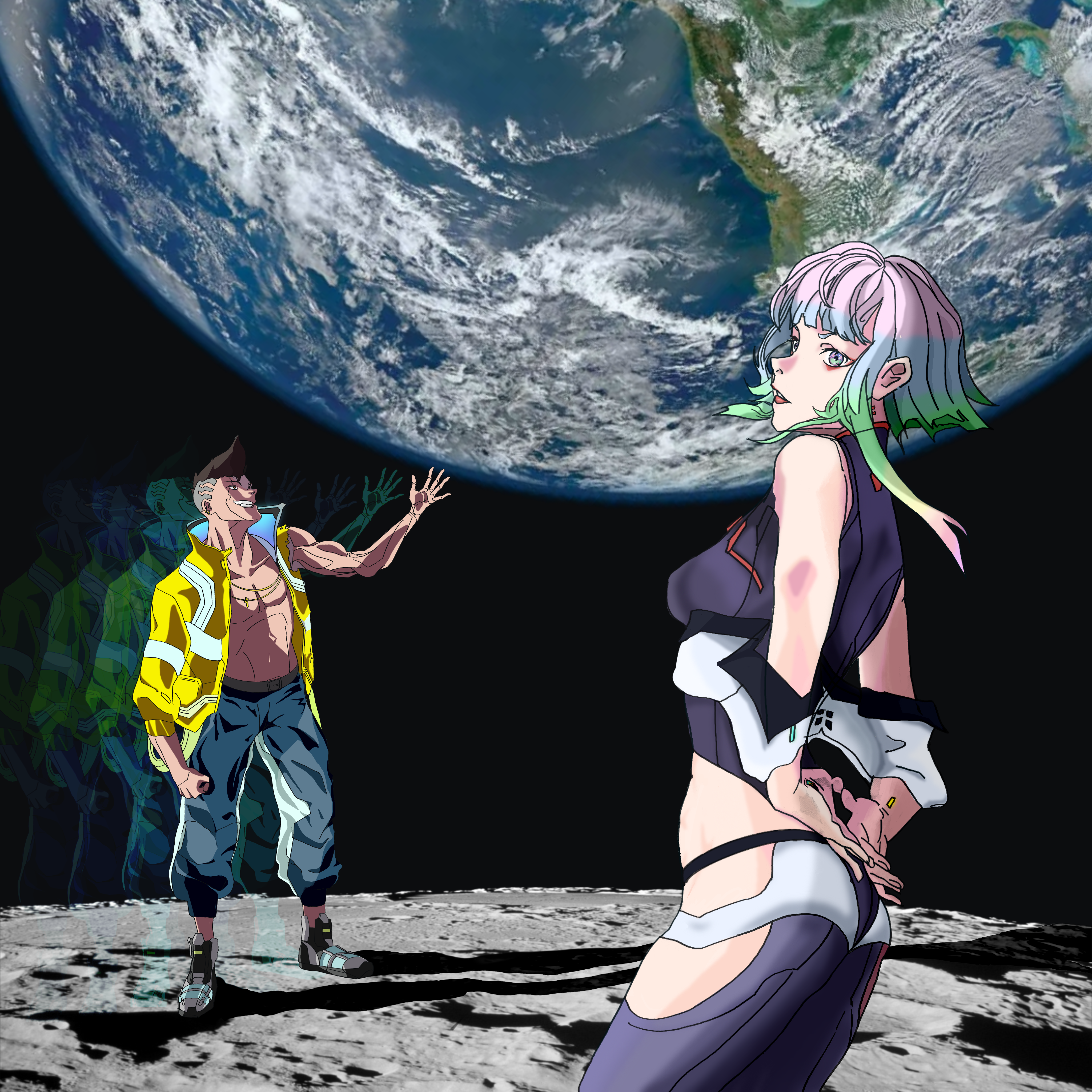 Sci-fi inspired artwork by Bruce Cheng